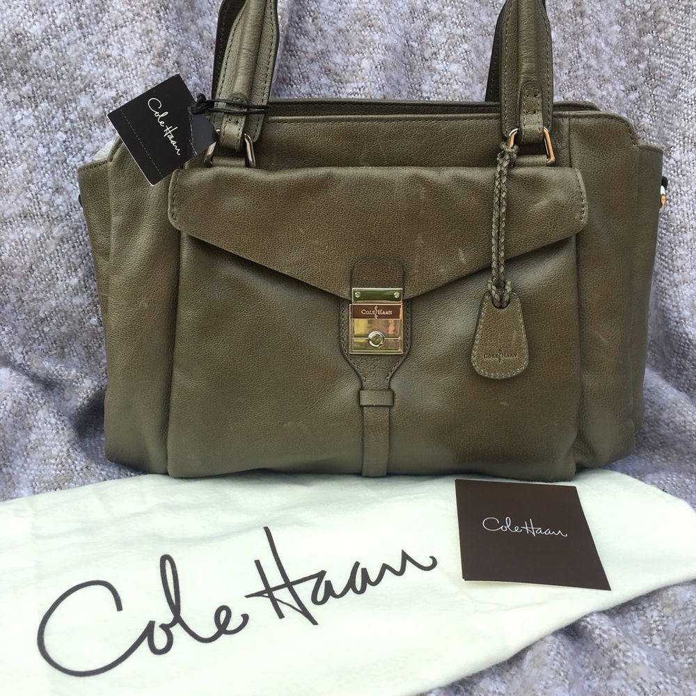 NWT! Cole Haan Sullivan Street Leather Satchel